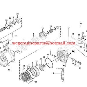 14552686 SWING MOTOR ASSY FOR VOLVO EC210 EXCAVATOR