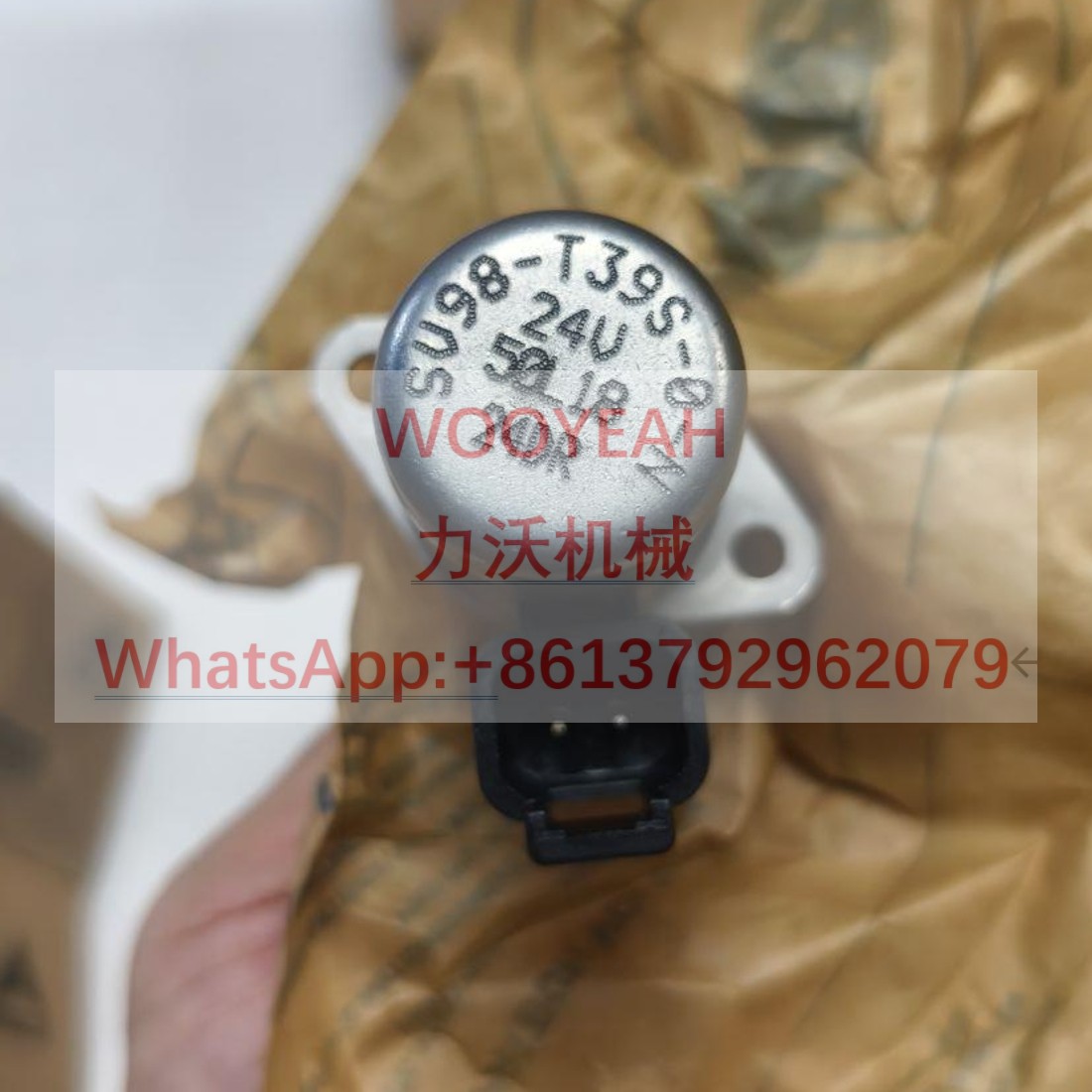 15196689 SOLENOID VALVE FOR VOLVO L180H WHEEL LOADER SV98-T39S-0-N 24V 24DR